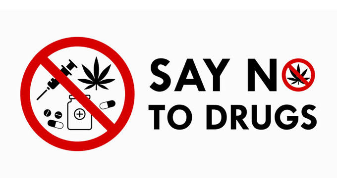 Say No to Drugs campaign banner